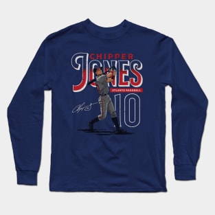 Chipper Jones Atlanta Name Long Sleeve T-Shirt